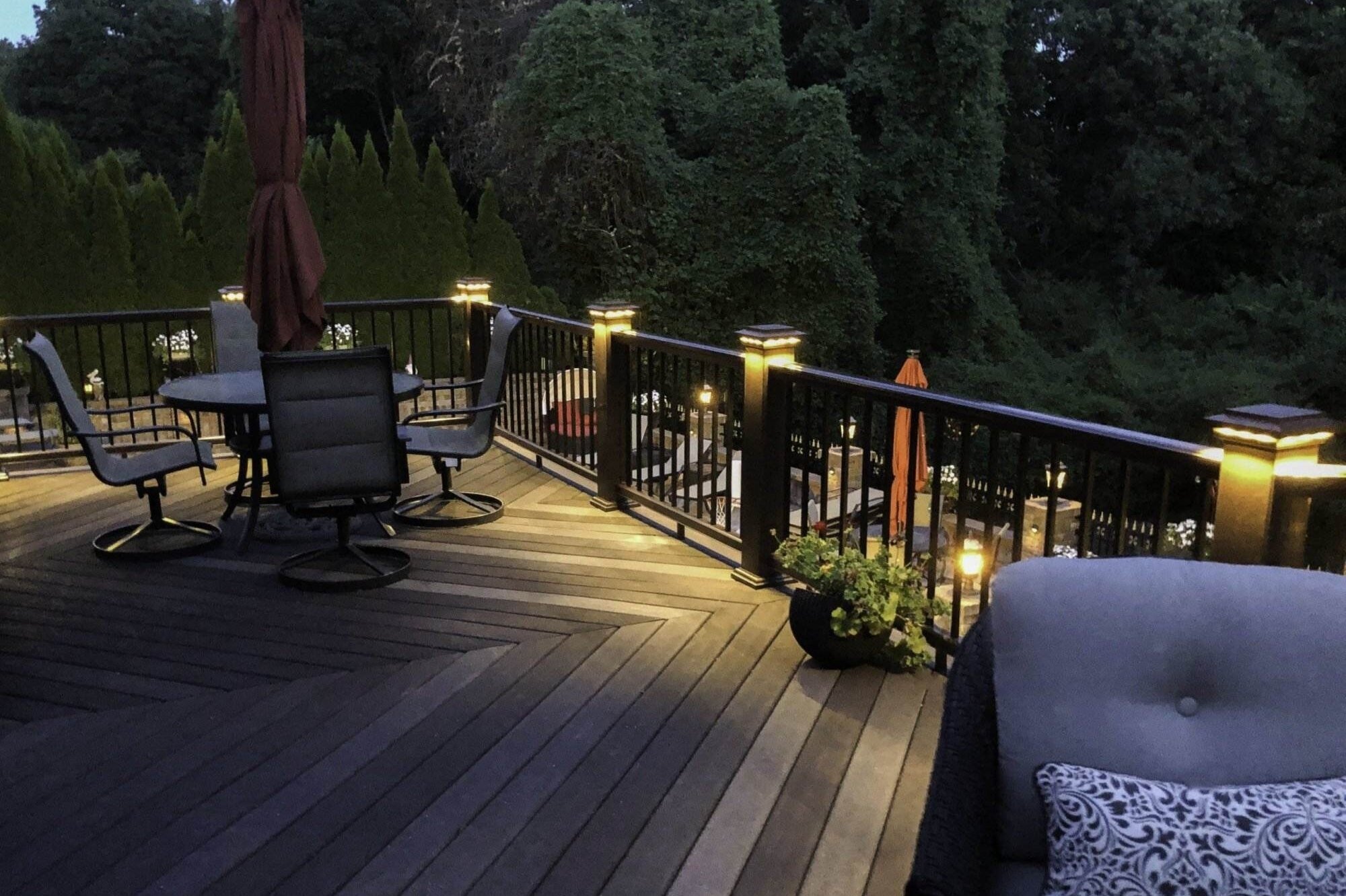After Timbertech Deck Rebuild in Winchester MA