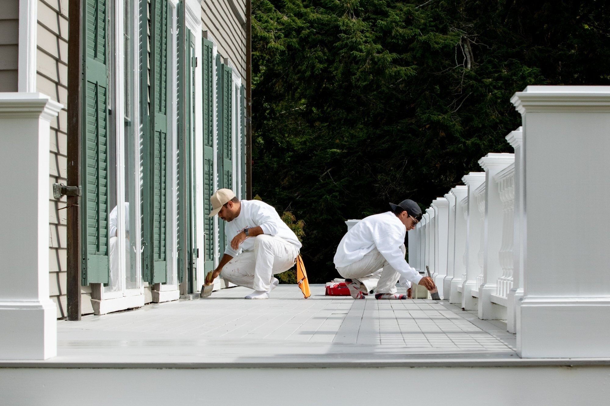 Deck Painting in Lincoln MA