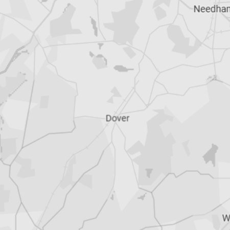 Map of contractors in Dover Massachusetts