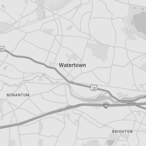 Watertown Massachusetts Contractor Map