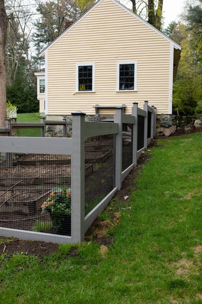Garden Fence in Lincoln Massachusetts
