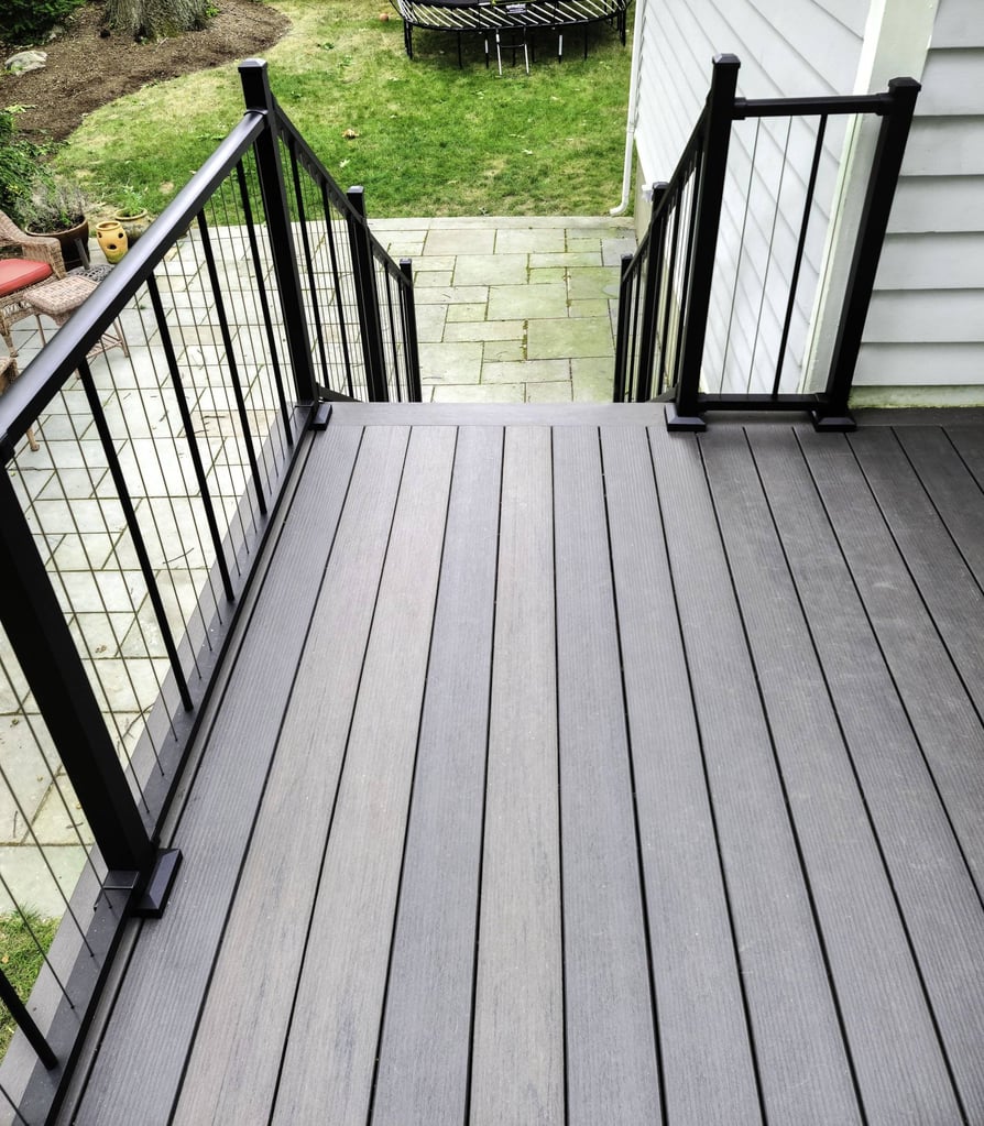 Timbertech Decking in Espresso in Wellesley, MA