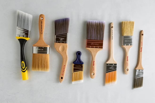 Set of High Quality Paint Brushes