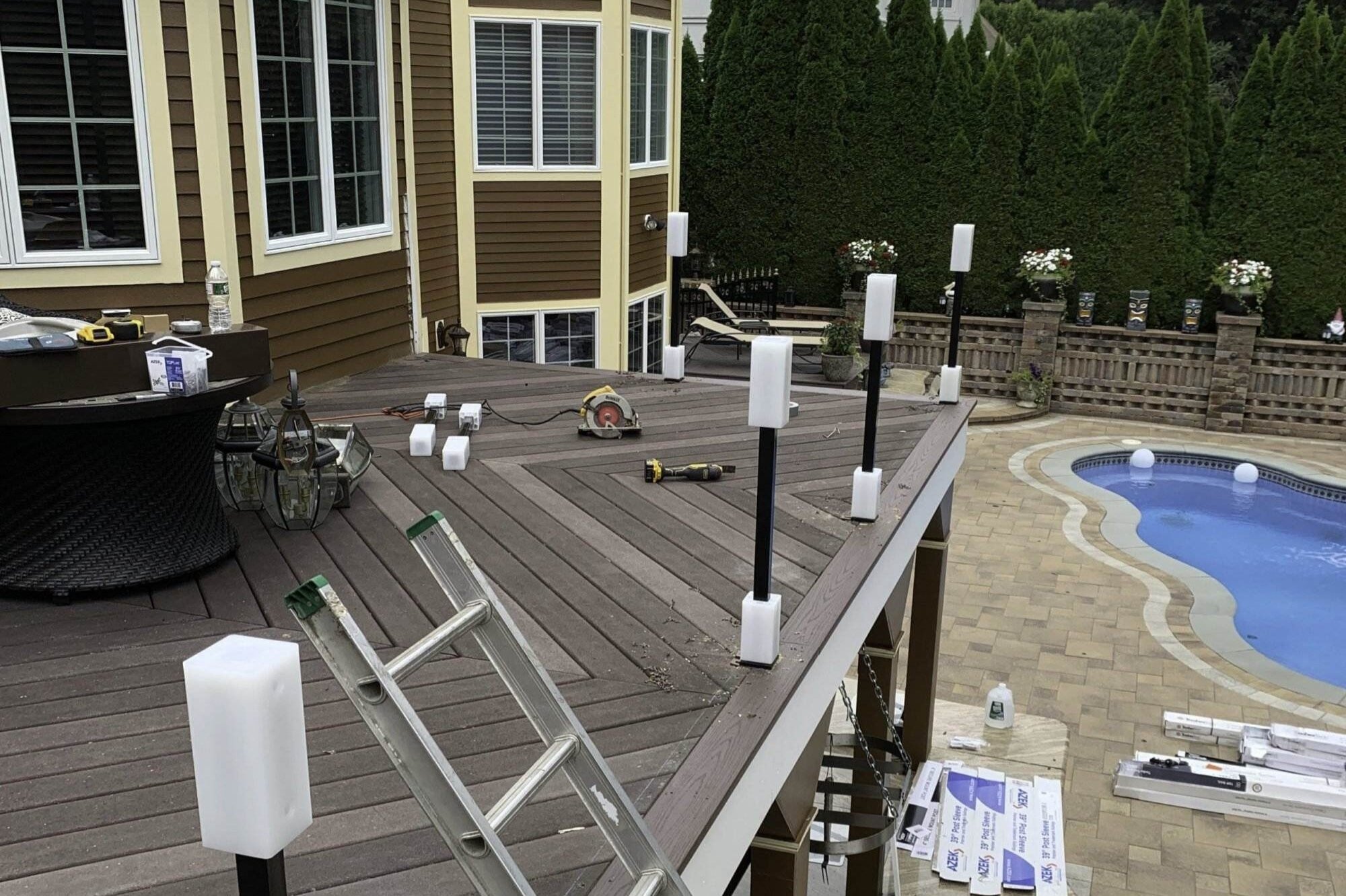 Timbertech Deck Rebuild in Winchester Massachusetts