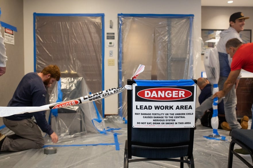 Tom Curren Companies attending Lead Safe Training