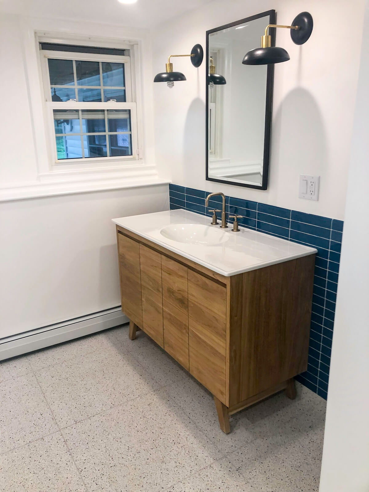 Modern Bathroom Remodel in Westwood MA